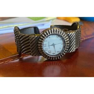 Women's Gun Metal Tone Narmi Bangle Bracelet Watch, Hinged